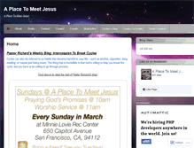 Tablet Screenshot of aplacetomeetjesus.com